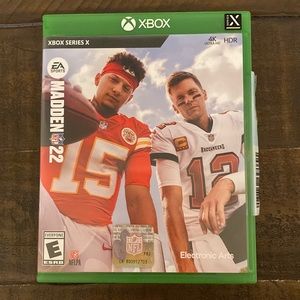 XBox Series X Madden 22 game